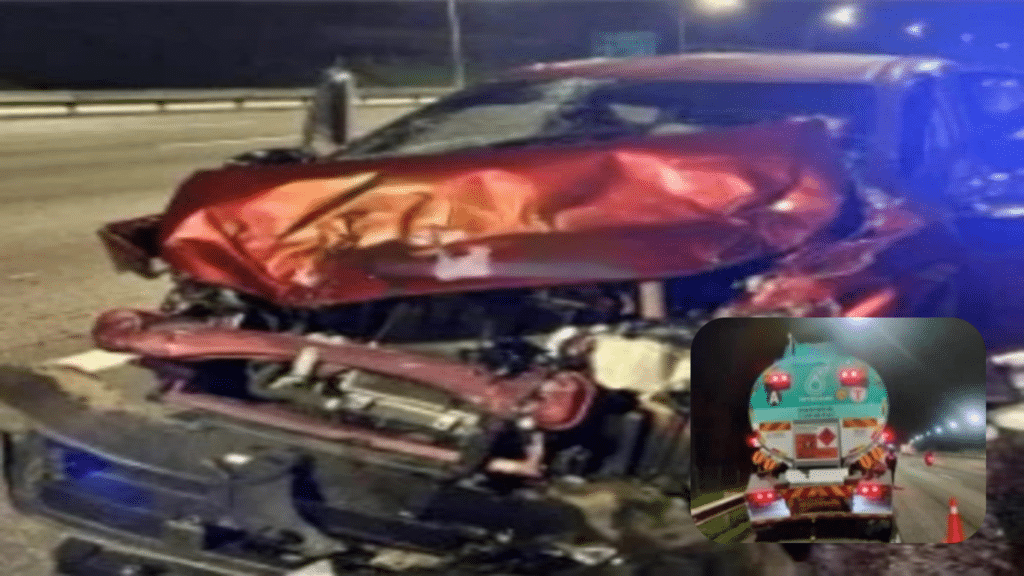 22岁司机追尾油罐车,当场死亡