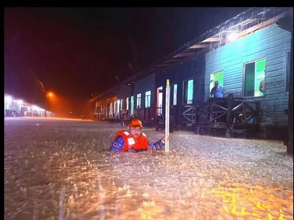 诗巫实兰沟双溪瓜长屋水灾