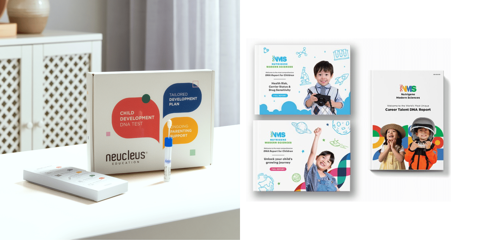 Neucleus Precision Parenting vs Nutrigene：4步对照配套与支持